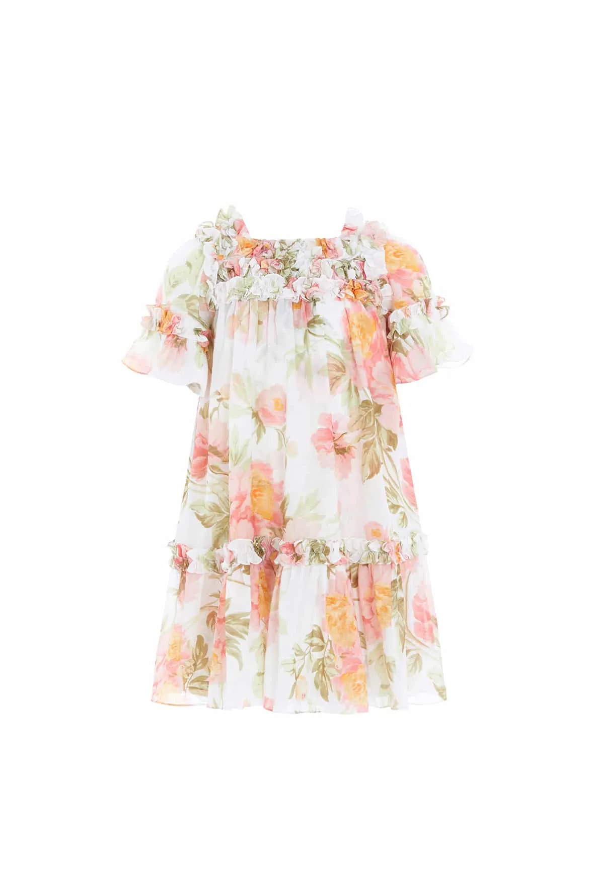 Peony Primrose Chiffon Bella Kids Dress