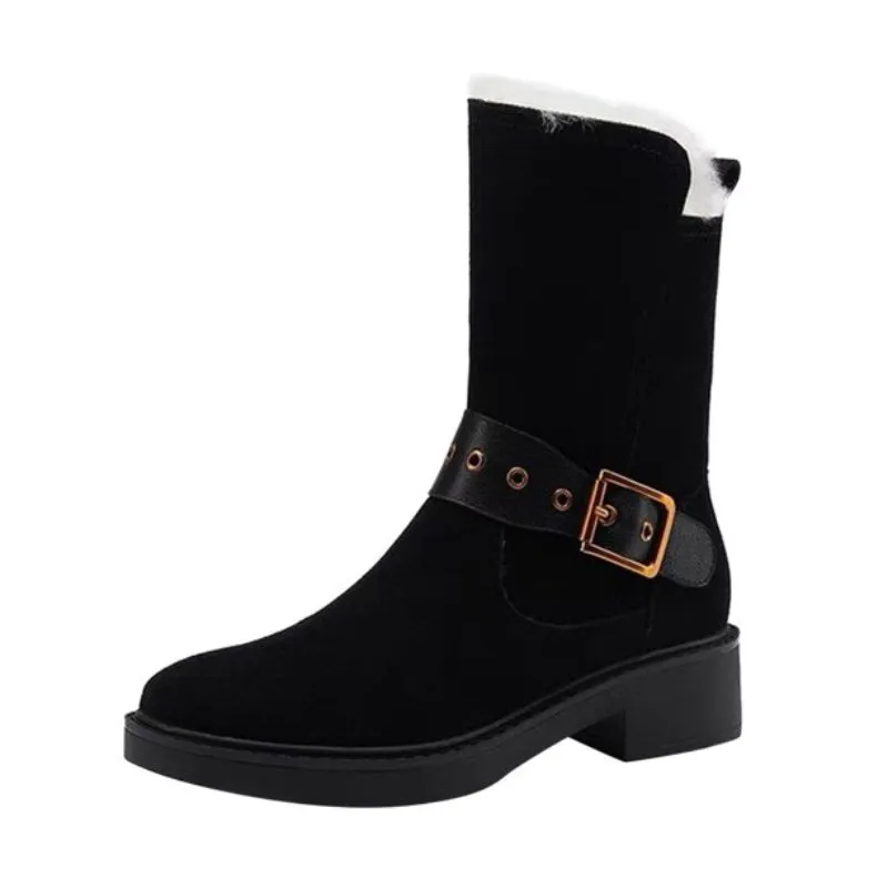 Plush Warm Ankle Chelsea Boots