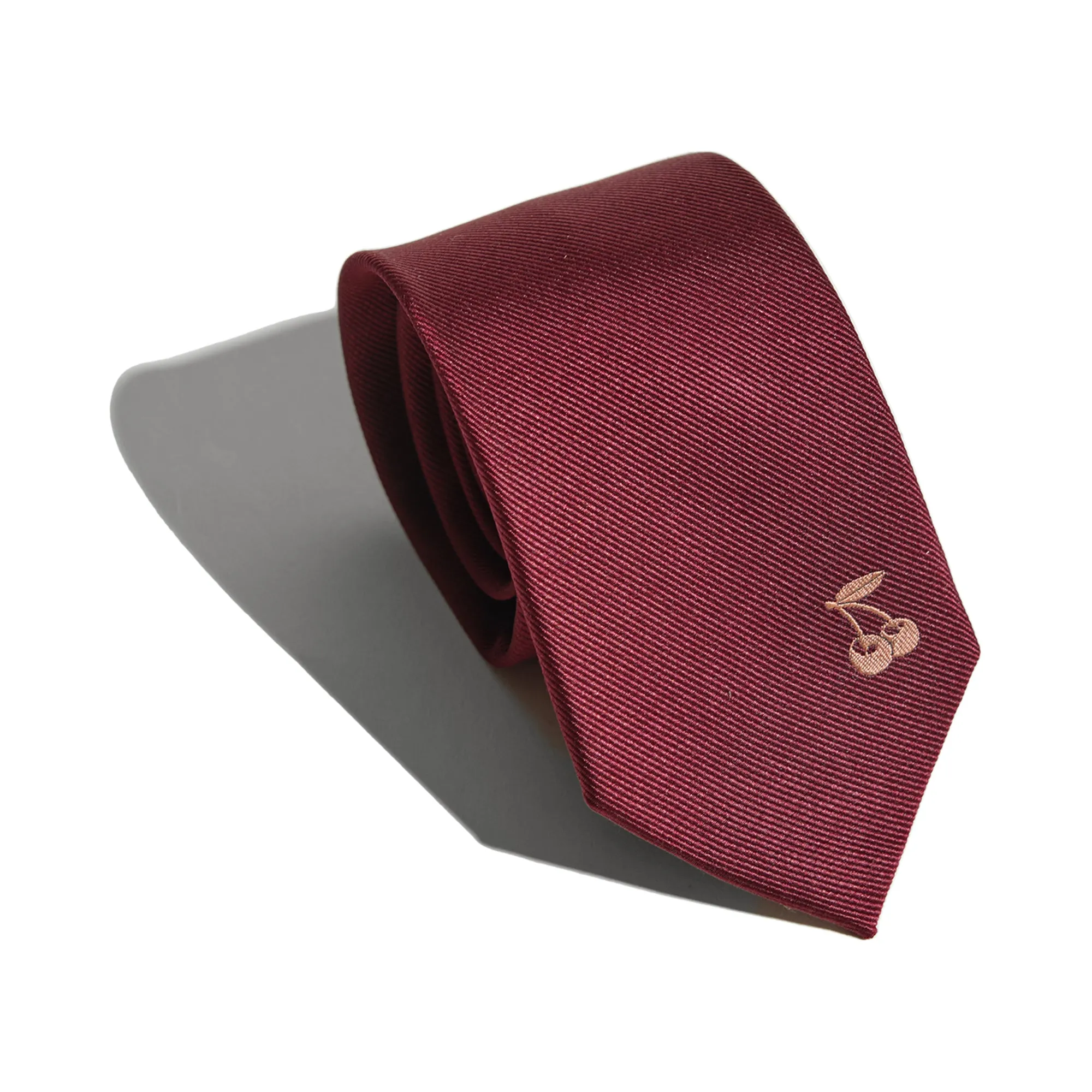 "Lost Cherries" Silk Tie - Red