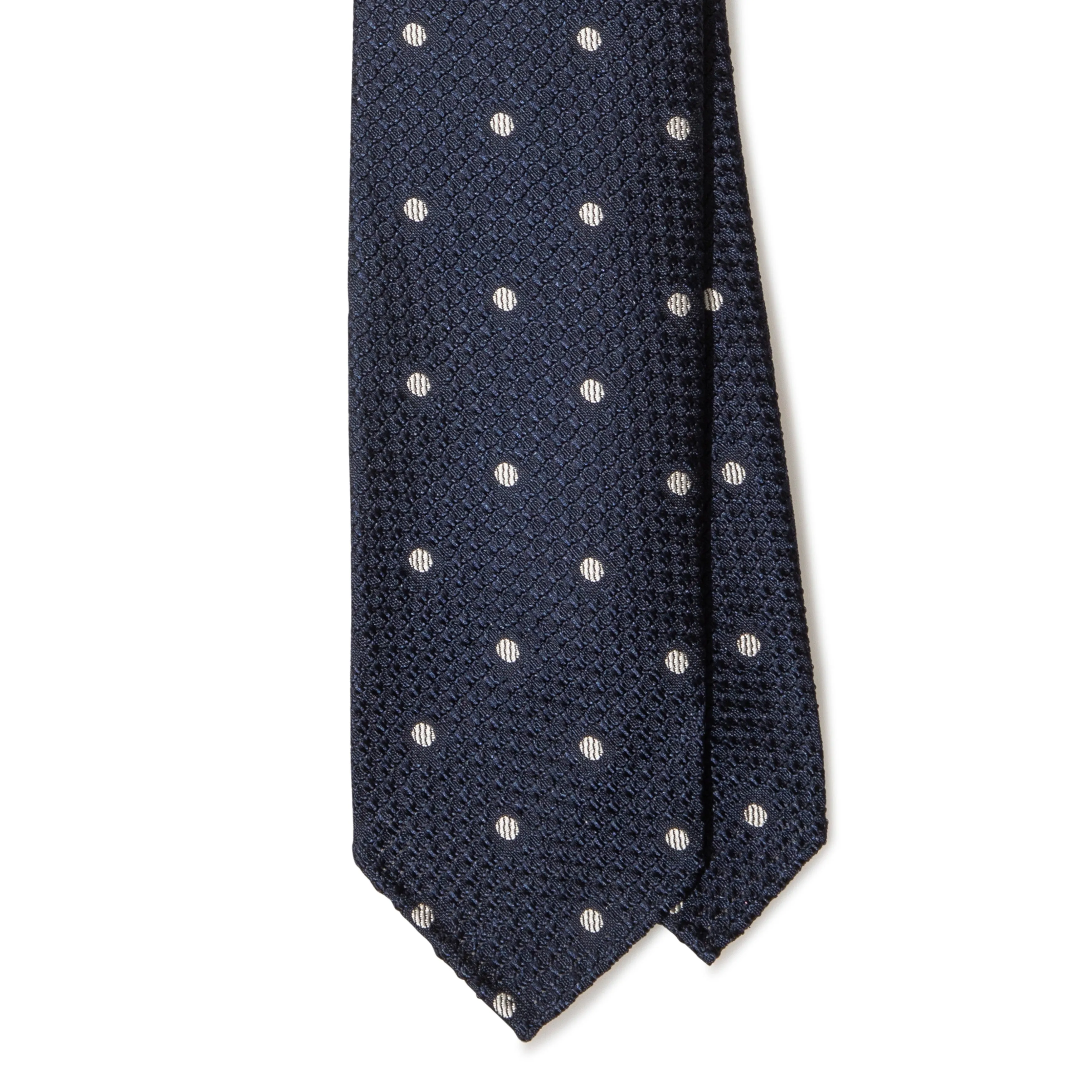 Silk Grenadine Dot Hand-rolled Tie