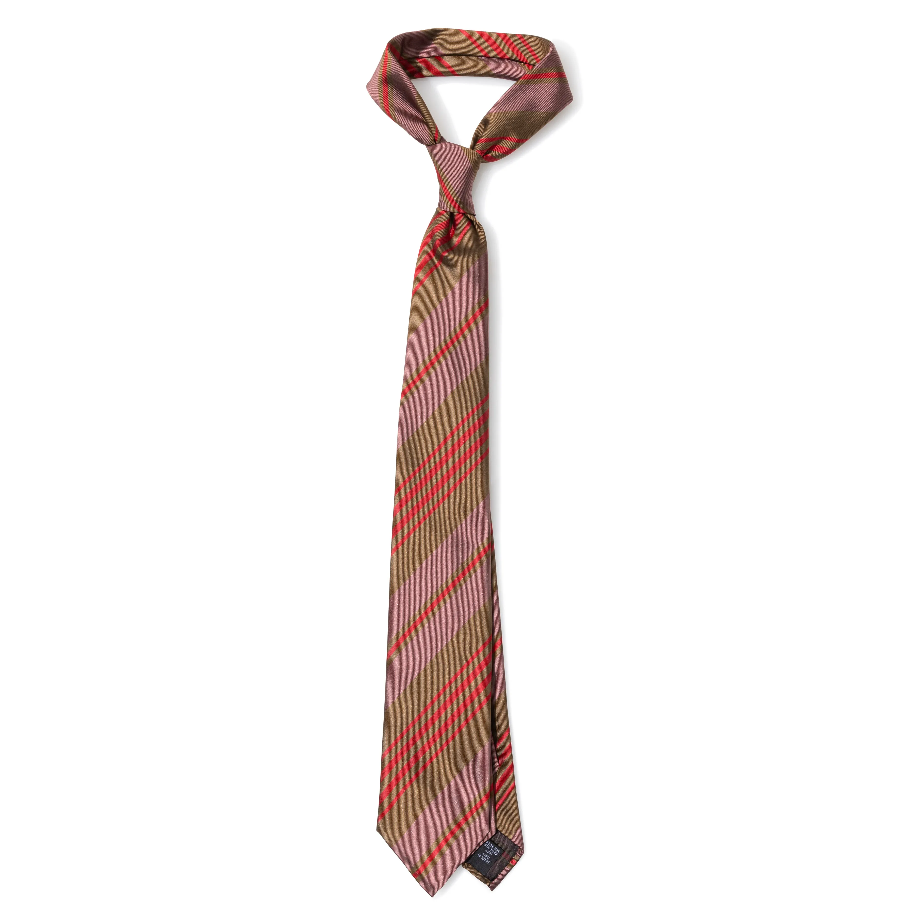 Silk Stripe Seven-fold Tie