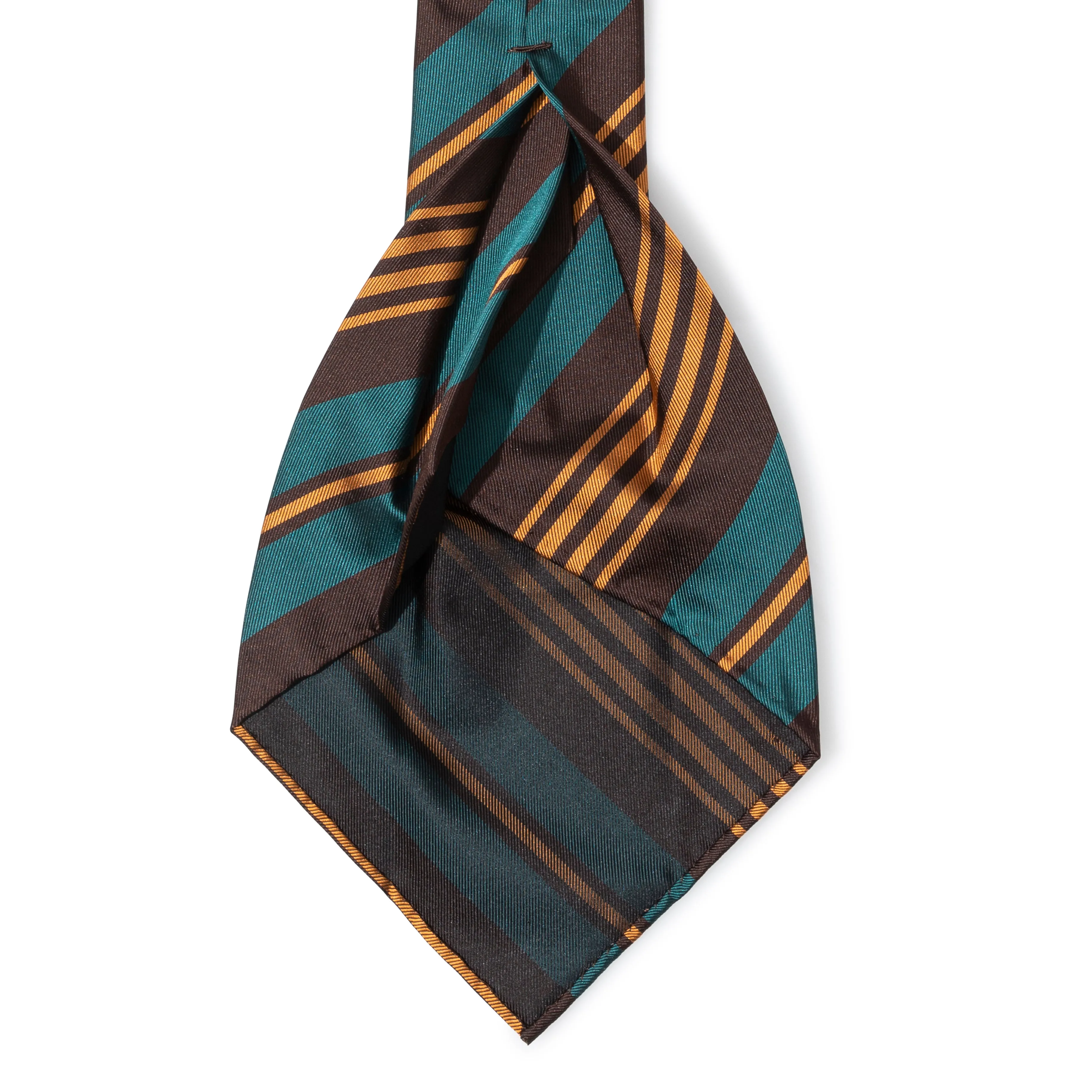 Silk Stripe Seven-fold Tie