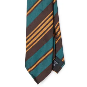 Silk Stripe Seven-fold Tie