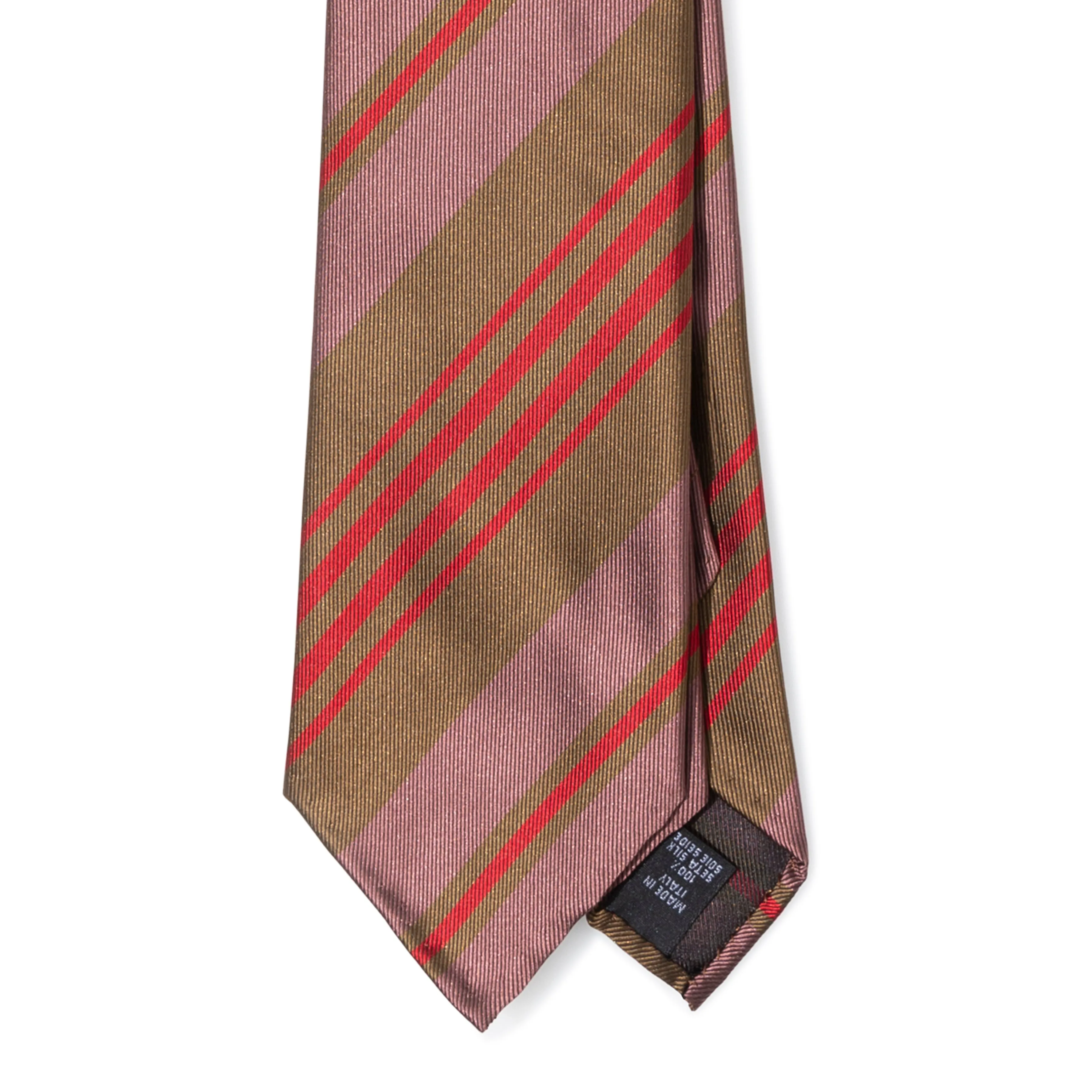 Silk Stripe Seven-fold Tie