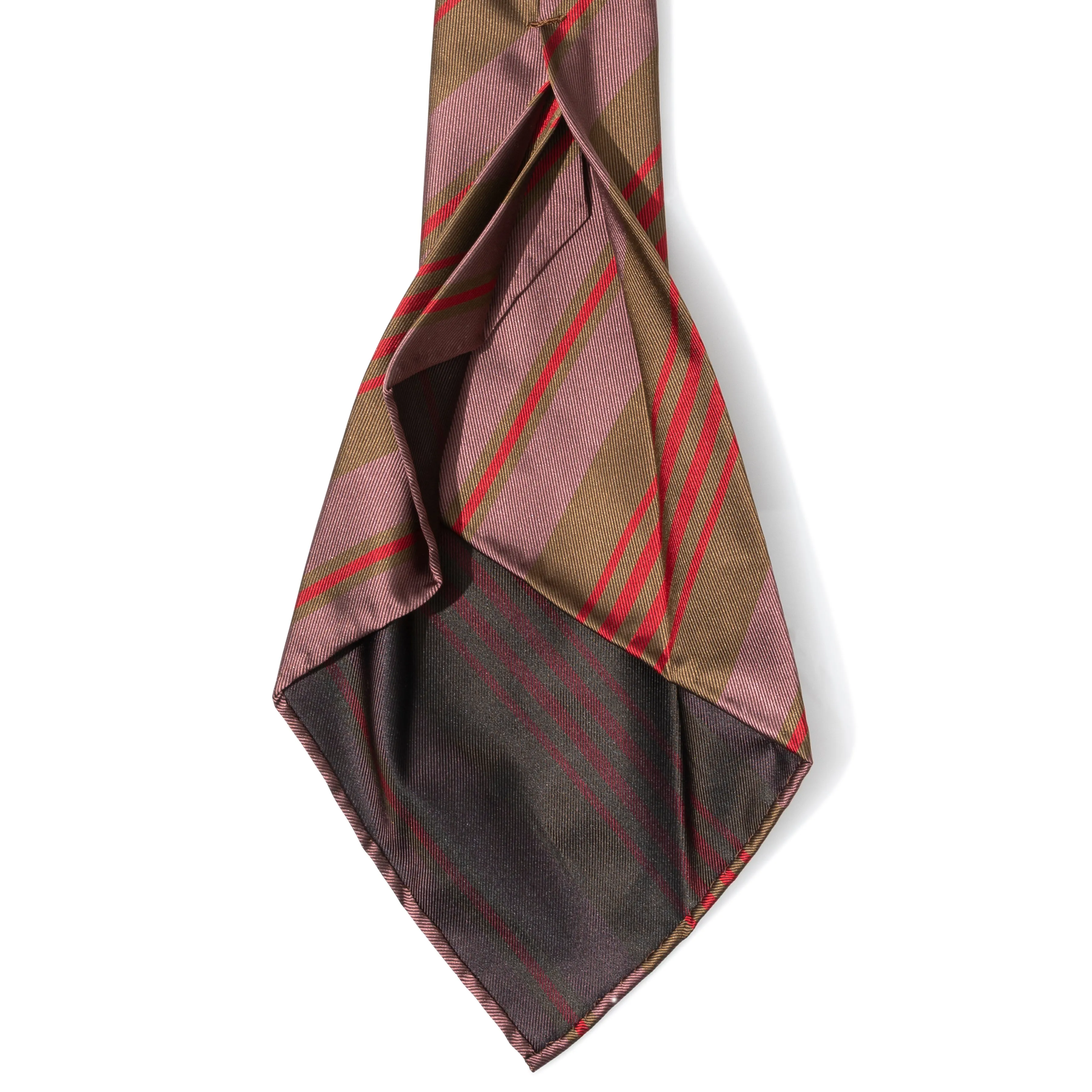 Silk Stripe Seven-fold Tie