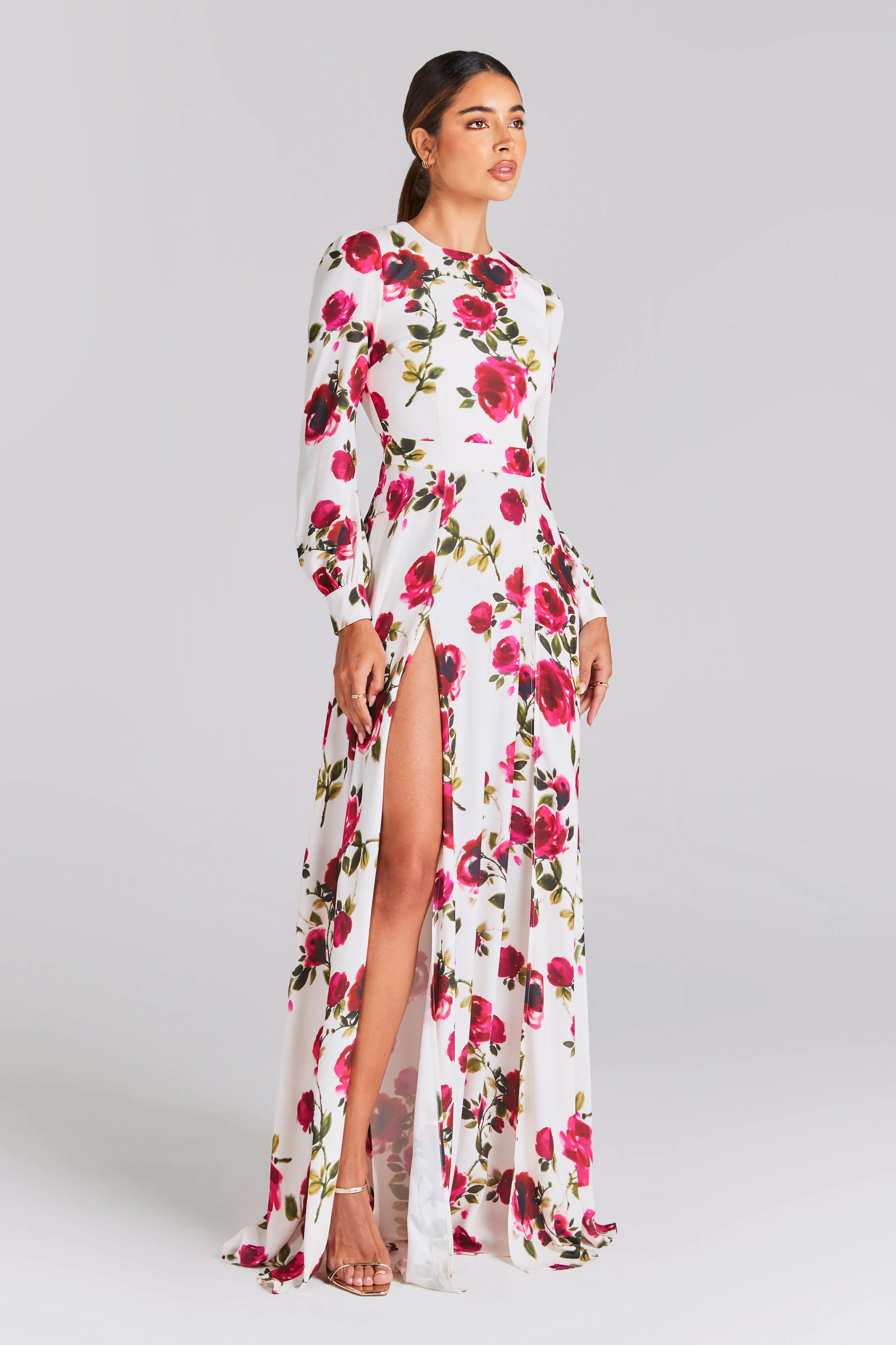 Sophia White Floral Dress