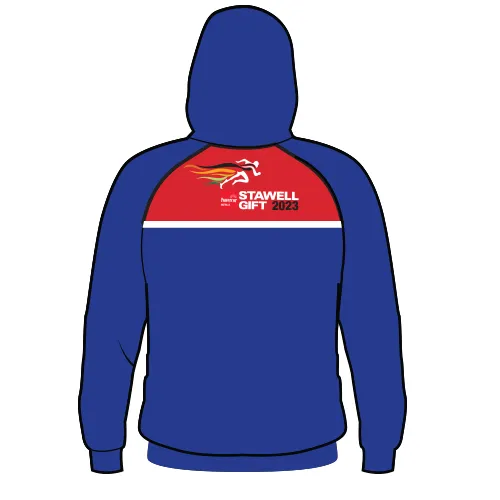 STG23 Splice Hoodie with Zip - ROYAL BLUE