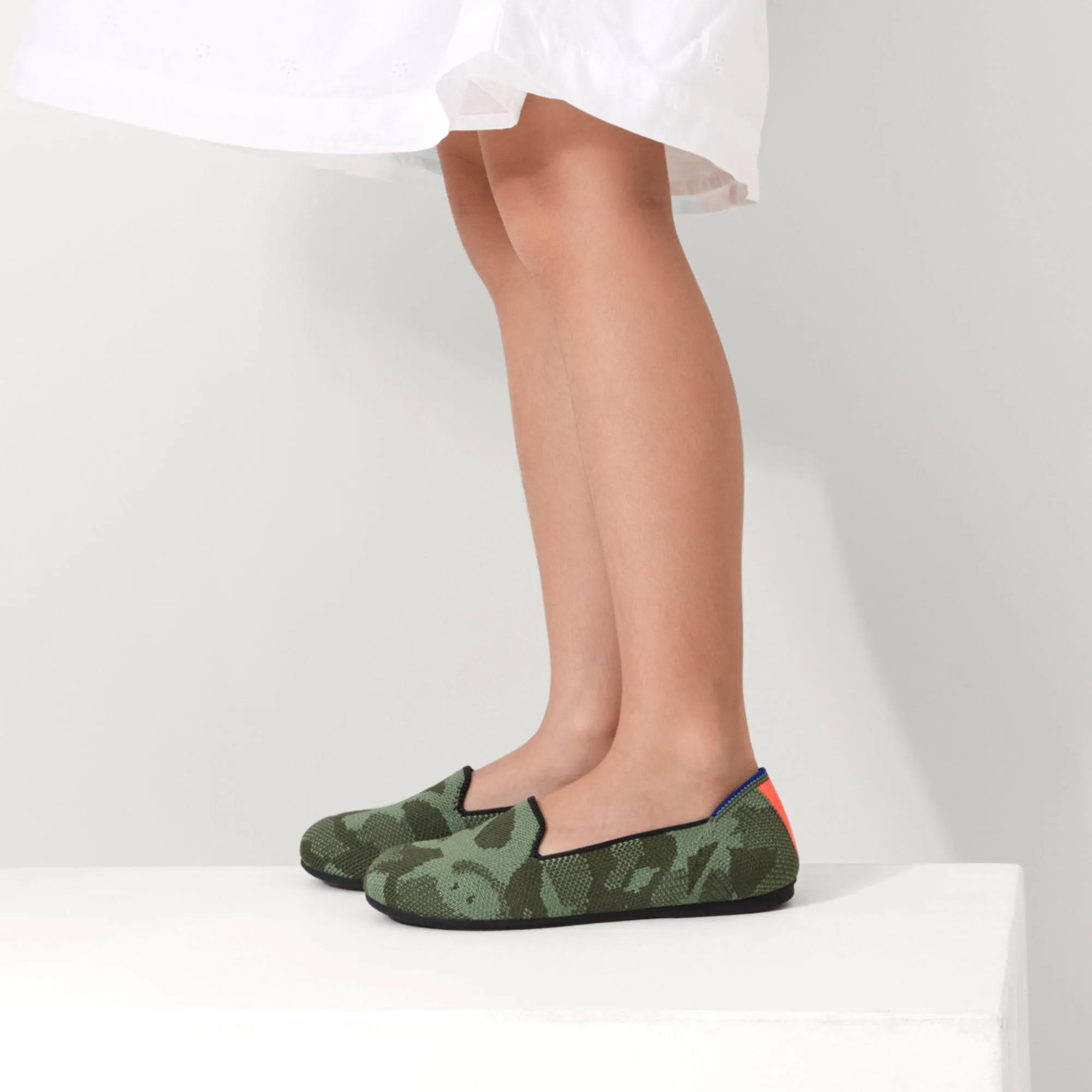 The Kids Loafer - Olive Camo