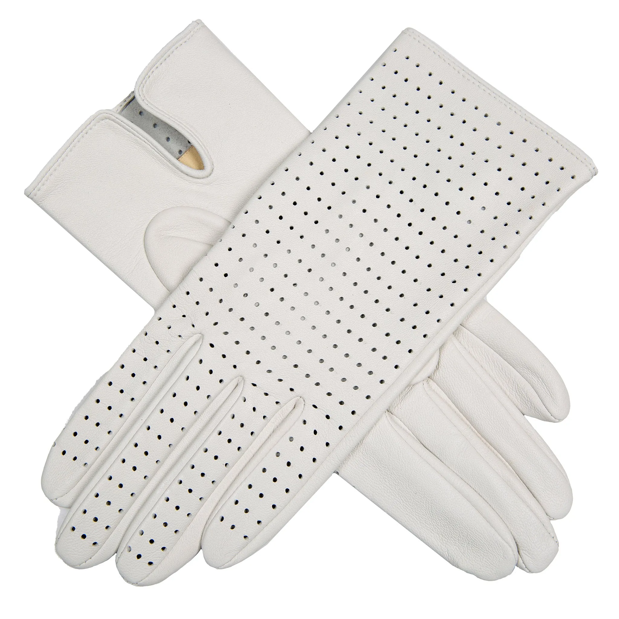 Women’s Perforated Leather Gloves